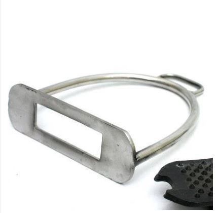 Estribo Inox Antiderrapante para Cavalgada Selas Arreios Arreata