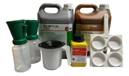 Kit Mastite Caneca Solução Placa Pré/pós Ordenha C/aplicador