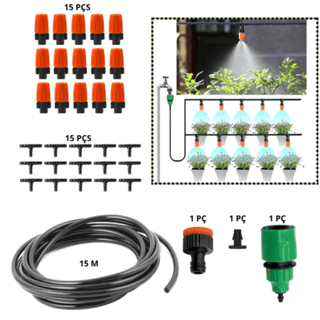 IRRIGAÇÃO COMPLETO COM NEBULIZADOR (EMB LIVRE)