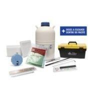 Kit de inseminação com botijão de nitrogênio - Alta