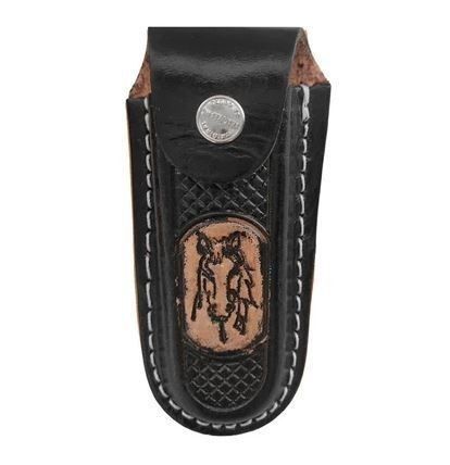 Bainha De Canivete Em Couro Legítimo Cavalinho Artesanal