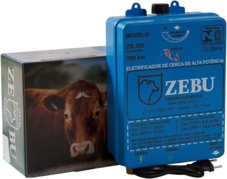 ZK200 AUT ELETRIFICADOR DE CERCA ZEBU
