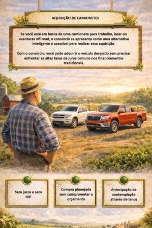 CRÉDITO PARA COMPRA DE CAMIONETE