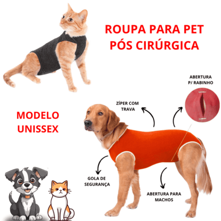 ROUPA CIRÚRGICA PET UNISSEX (EMB LIVRE)