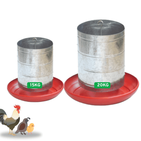 COMEDOURO TUBULAR GALV. FUNDO PLAS (EMB 03)