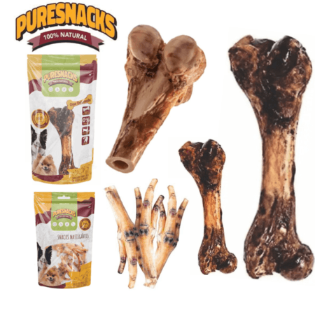 PETISCO OSSO DEFUMADO PARA CÃES - SUÍNO AVES E BOVINO (EMB LIVRE)