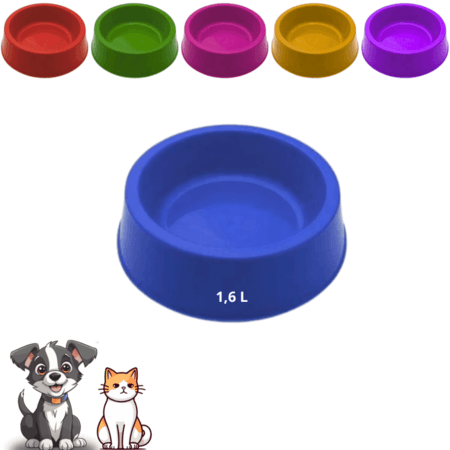 COMEDOURO PARA CÃES M 1,6L (EMB LIVRE)