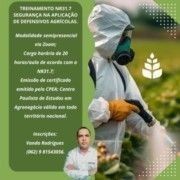 TREINAMENTO NR31.7 SEGURANÇA NA APLICAÇÃO DE DEFENSIVOS AGRÍCOLAS