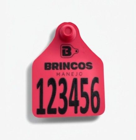 BRINCO BOVINO G VERMELHO - Brincos Manejo