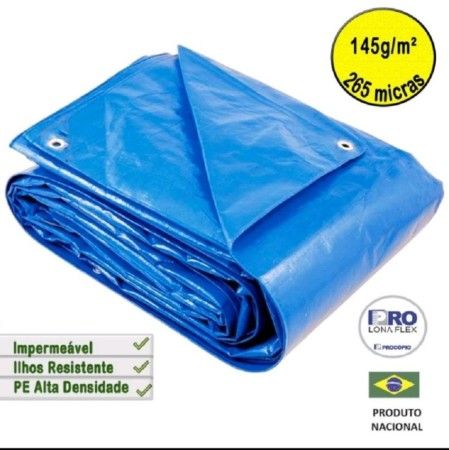 Lona Azul 265 Micras Reforçada