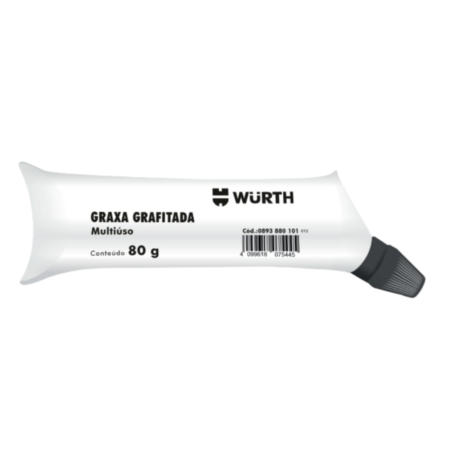 Graxa Grafitada Multiúso 80g - Wurth - 0893880101 - Unitário