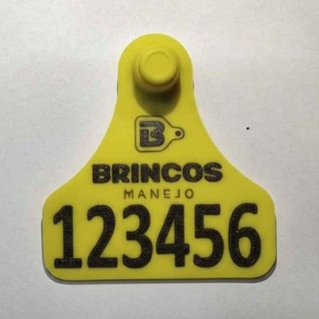 BRINCO BOVINO M AMARELO - Brincos Manejo
