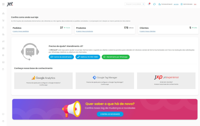 JET Plataforma de Vendas Digitais B2B e B2C (Marketplace e E-Commerce)
