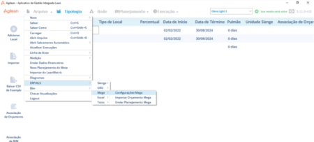 Integração Agilean & ERP MEGA Construção - DEV4