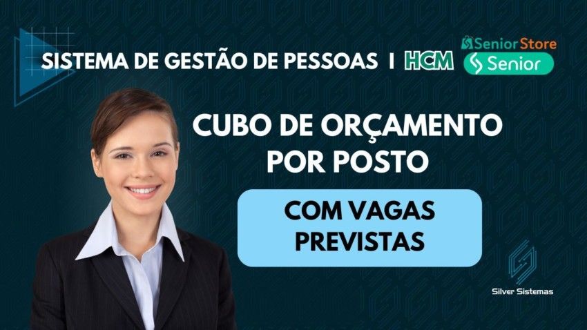 Cubo de Orçamento por Posto com vagas previstas