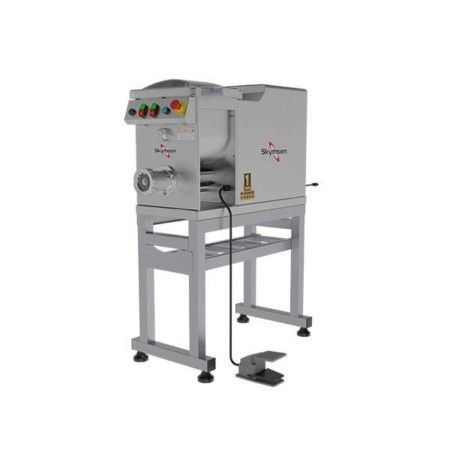 HS-22CC - MOEDOR HOMOGENEIZADOR DE CARNE INOX, BOCA 22 INOX, COM CAVALETE - 2-0,3HP-CV 220 V