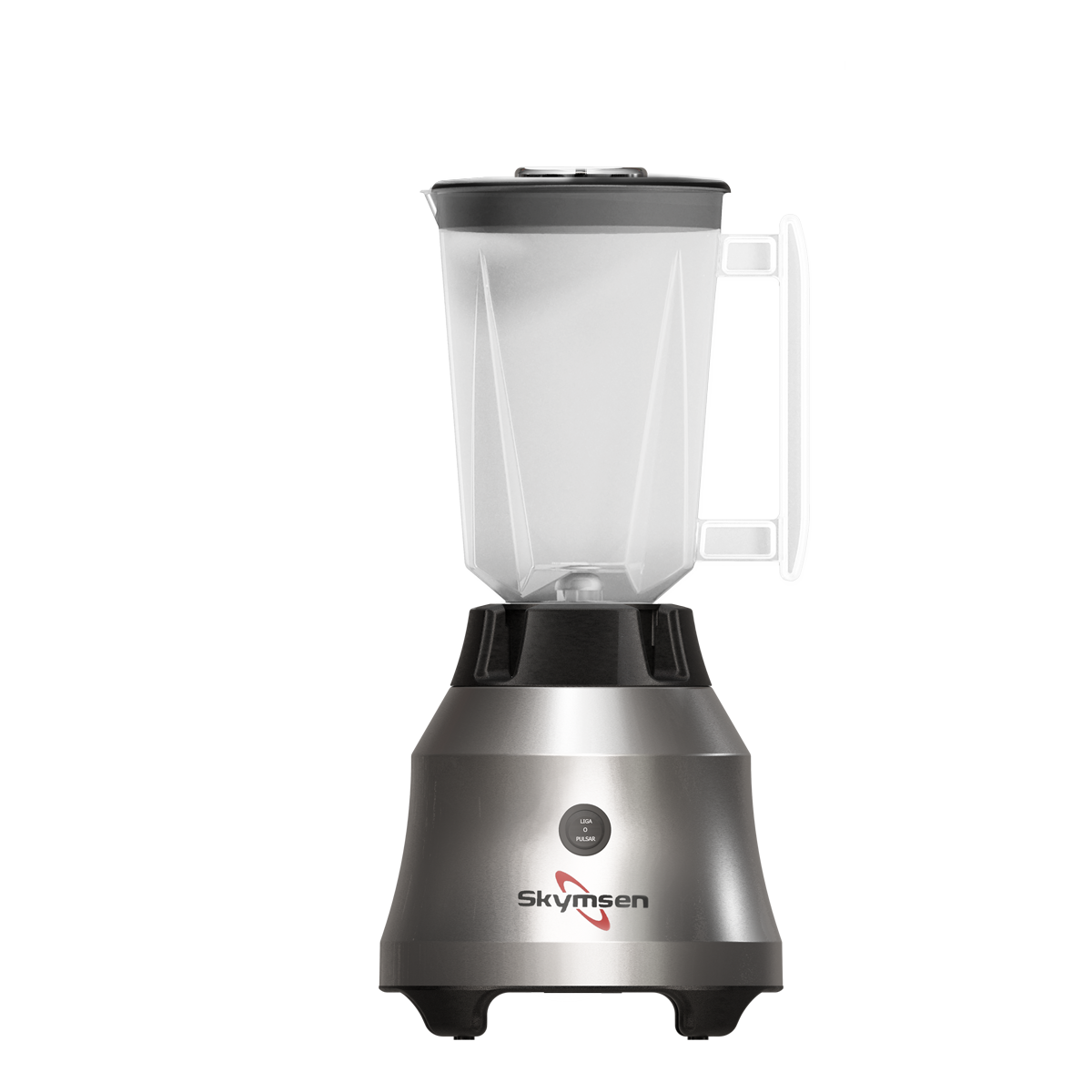 LIQUIDIFICADOR INOX, COPO PLASTICO, ALTA ROTAÇÃO, 1,5 L LT 1.5