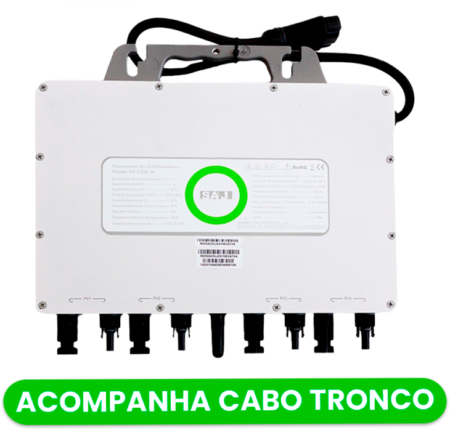 PRONTA ENTREGA - MICRO-INVERSOR SAJ 2,25KW - RETIRE MESMO DIA