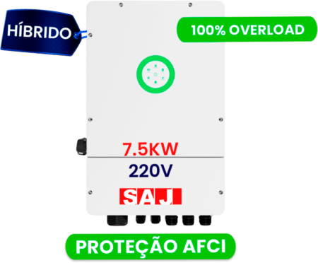 INVERSOR SAJ MONO HIBRIDO 7.5K-H2 220V 2MPPT