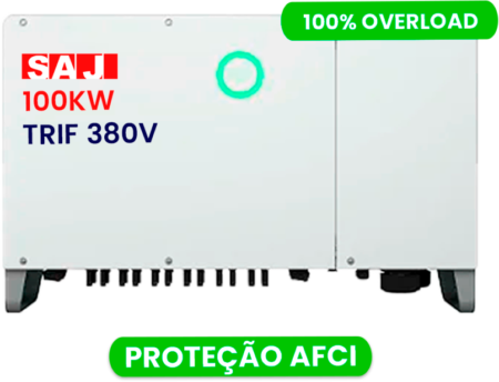 PREVISÃO DE ESTOQUE 15 DIAS - INVERSOR  SAJ AFCI 100K-C6-ON-GRID 380V 9MPPT