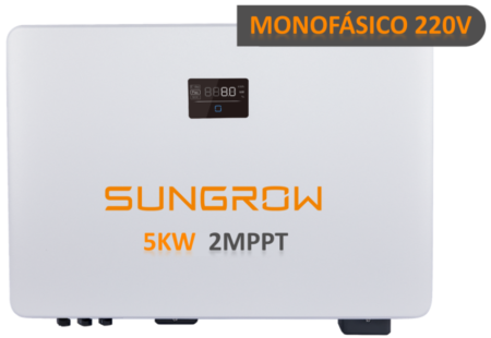 INV SUNGROW 5KW MONOFÁSICO 220V 2MPPT - SG5.0RS-L