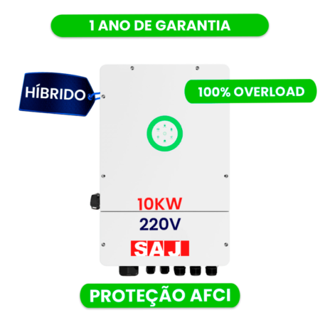 INVERSOR SAJ MONO HIBRIDO 10K-H2 220V 2MPPT