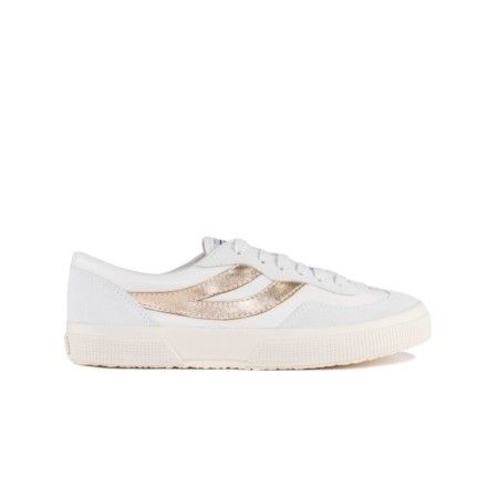 2750 REVOLLEY LEATHER SUEDE WHITE/GOLD