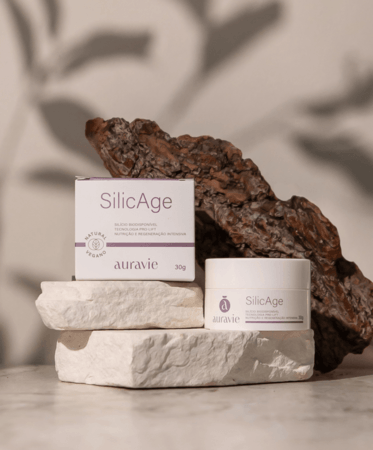 Silic Age - Tratamento noturno com Silício biodisponível e peptídeos cíclicos - 30g