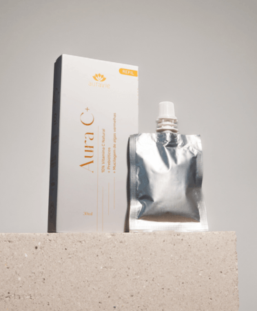 Refil Serum Facial Solução de Vitamina C 10% - Natural e Vegana - 30ml