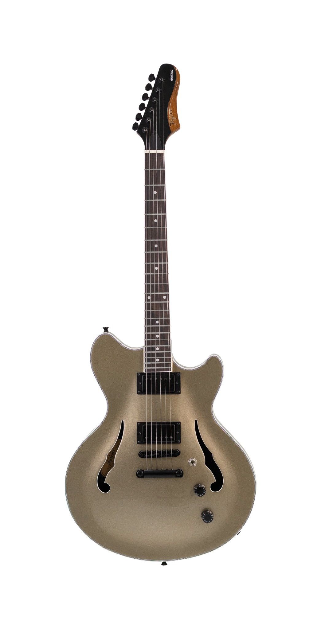 GUITARRA SEMI ACUSTICA C/CASE 2H ESCALA ESCURA EKOSONIC MDSV TAGIMA