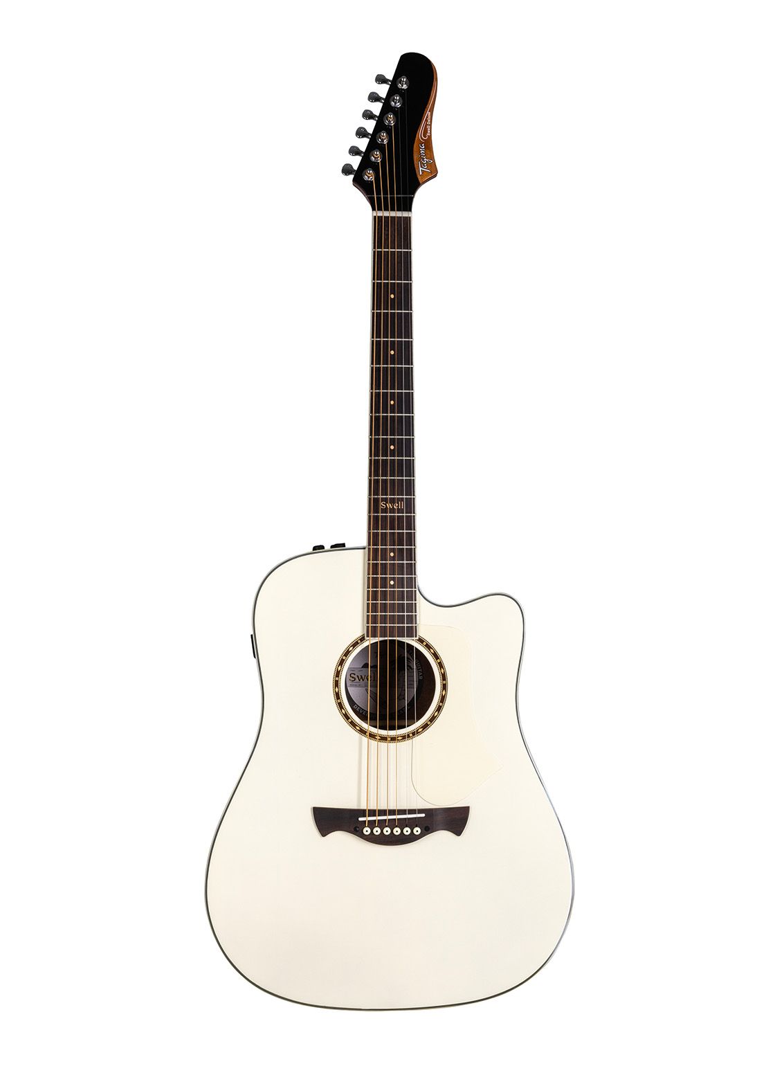 VIOLAO FOLK CUTAWAY EQ AÇO T/ SPRUCE SÓLIDO B/S SAPELE SWELL