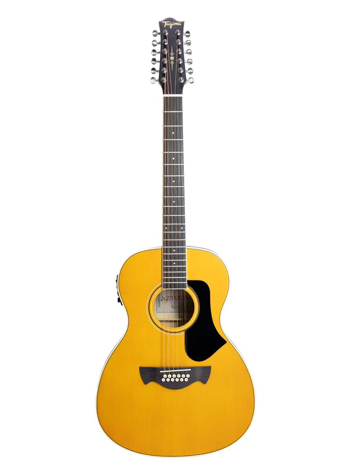 VIOLAO 000 12 CORDAS NON-CUTAWAY EQ AÇO T/ SPRUCE B/S AGATHIS AZTECA XII NC LH NTABS TAGIMA