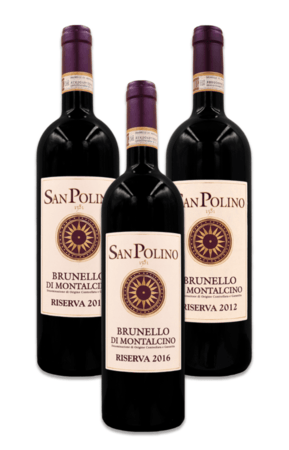 VERTICAL BRUNELLO DI MONTALCINO RISERVA (12 | 15 | 16) - SAN POLINO