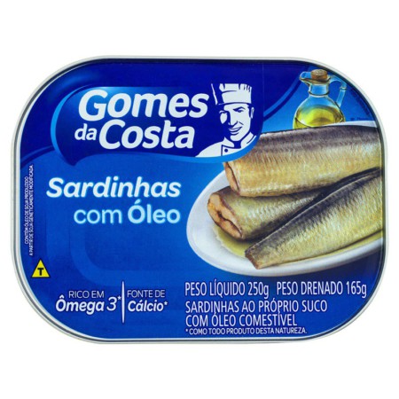 SARDINHA GOMES COSTA - ÓLEO 250GR