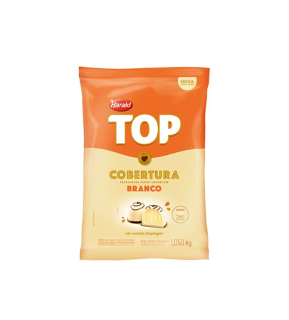 COBERTURA DE CHOCOLATE BRANCO TOP GOTAS HARALD 1,050 KG