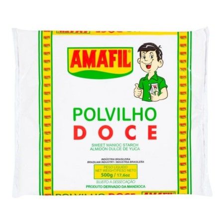 POLVILHO DOCE PLASTICO AMAFIL 500GR