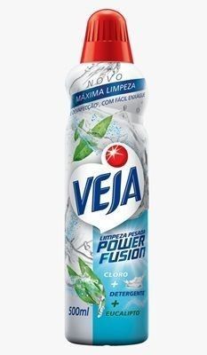 VEJA LIM PESADA POWER FUSION CLORO 500ML