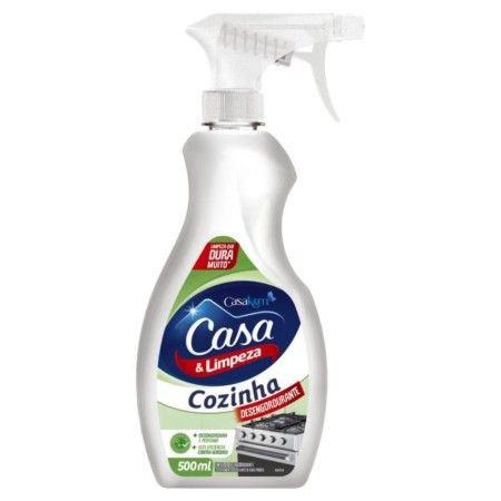 LIMPADOR DESENGORDURANTE COZINHA CASA & LIMPEZA 500ML, KIT 3 UN