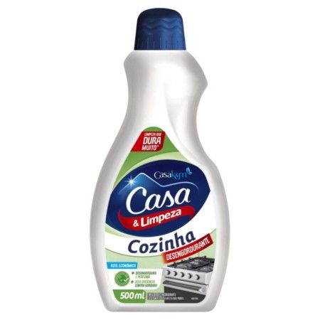 LIMPADOR DESENGORDURANTE COZINHA CASA & LIMPEZA 500ML, KIT 3 UN