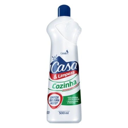 LIMPADOR DESENGORDURANTE COZINHA CASA & LIMPEZA 500ML, KIT 3 UN