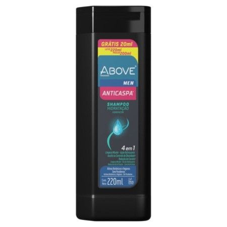 SHAMPOO ABOVE ANTICASPA MASCULINO  220ML