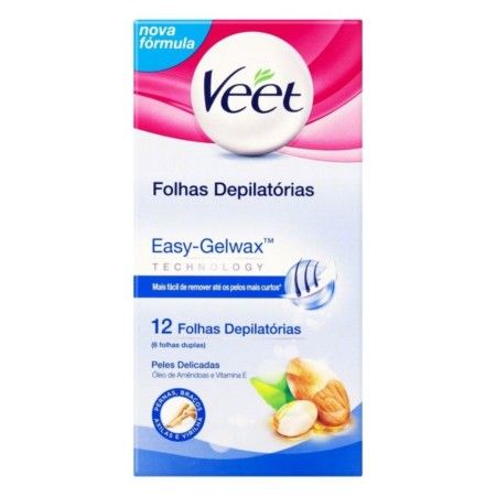 FOLHAS PARA DEPILAÇÃO PELE DELICADA VEET 12 UN