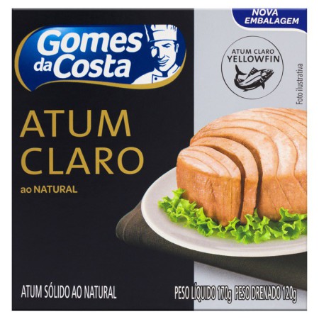 ATUM GOMES DA COSTA CLARO NATURAL 170GR