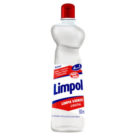 LIMPA VIDRO CRISTAL LIMPOL 4EM1 SQUEEZE 500ML