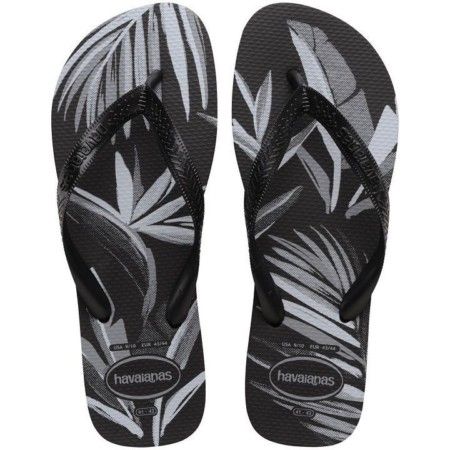 HAVAIANAS ALOHA PRETO-PRETO-CINZA