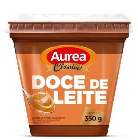 DOCE DE LEITE AUREA UND 350GR, CX  C/12