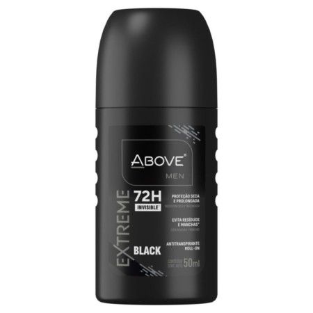 ANTITRANSPIRANTE ROLL-ON ABOVE MEN EXTREME INVISIBLE BLACK 50ML