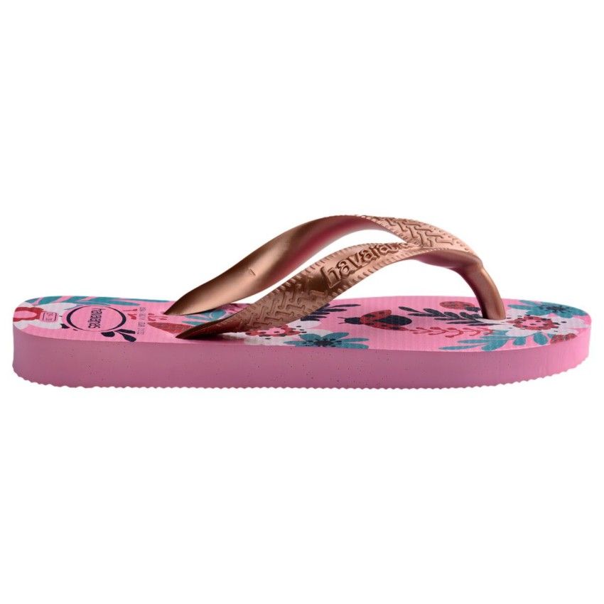 Havaianas Kids Flores - Infradito Bambine Con Stampa Floreale E Cinghie Metalliche - Foto 11