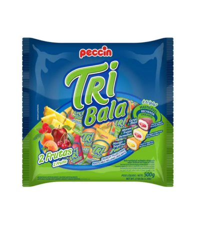 BALA PECCIN TRIBALA 2 FRUTA 500GR