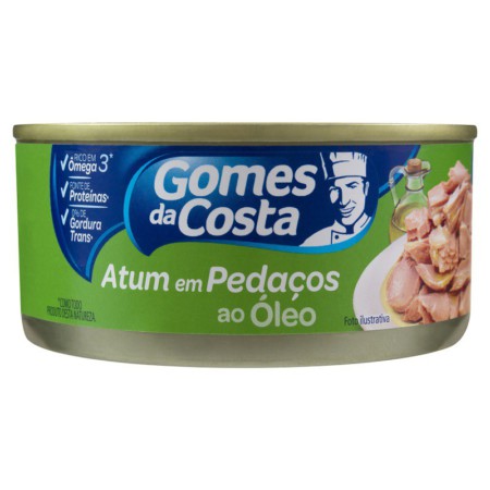 ATUM GOMES DA COSTA PEDAÇOS ÓLEO 170GR